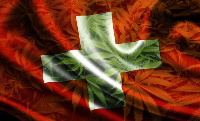 swiss-flag-cannabis